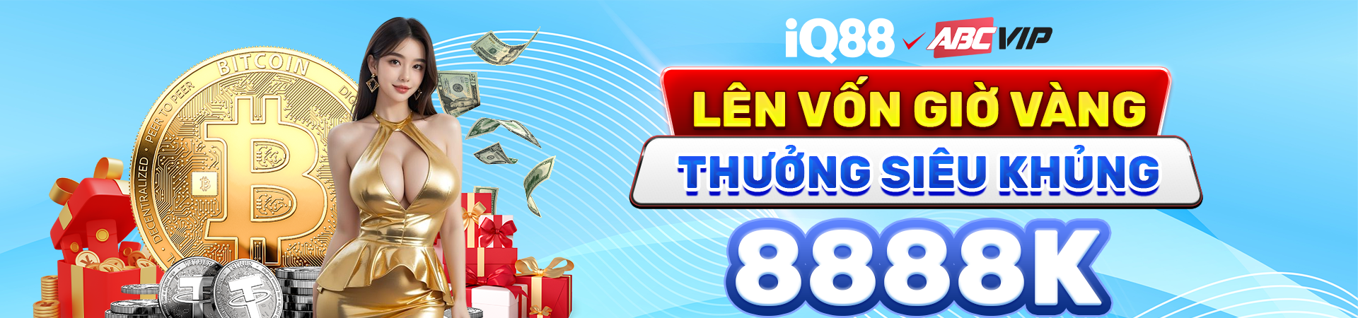 Nhà cái IQ88 thưởng lên vốn giờ vàng 8888K